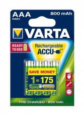 Varta Longlife Accu R2U AAAx4 800mAh elem - Akkuk &eacute;s t&ouml;ltők - Elem - 336659