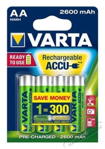 Varta RR Accu R2U AAx4 2600mAh &Uacute;jdons&aacute;gok - &Uacute;j term&eacute;kek - 336690