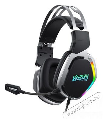 VENTARIS H900 RGB 7.1 Fekete-ez&uuml;st gamer headset Audio-Video / Hifi / Multim&eacute;dia - F&uuml;l &eacute;s Fejhallgat&oacute;k - Fejhallgat&oacute; mikrofonnal / headset - 389899