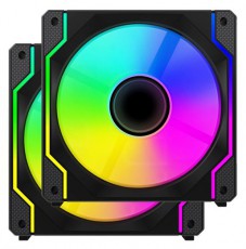 VENTARIS VGCF120-2F Tempest RGB számítógép ventilátor 2/CS Iroda és számítástechnika - Számítógép tartozék - Ventilátor - 508303