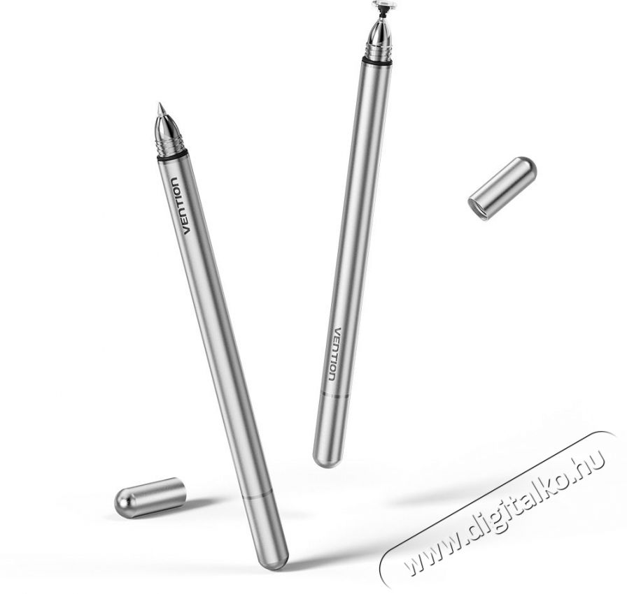 Vention 2-in-1 touch pen aluminum alloy, gray &eacute;rintőceruza Mobil / Kommunik&aacute;ci&oacute; / Smart - Tablet / E-book kieg&eacute;sz&iacute;tő, tok - Ceruza - 529113
