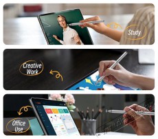 Vention 2-in-1 touch pen aluminum alloy, gray &eacute;rintőceruza Mobil / Kommunik&aacute;ci&oacute; / Smart - Tablet / E-book kieg&eacute;sz&iacute;tő, tok - Ceruza - 529113