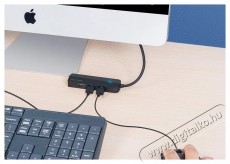 Vention Type-C (USB-C) to 3&times; USB 2.0 / RJ45 / Micro-B HUB 0.15M Black ABS Type Dokkol&oacute; &aacute;llom&aacute;s Iroda &eacute;s sz&aacute;m&iacute;t&aacute;stechnika - Notebook kieg&eacute;sz&iacute;tő - Egy&eacute;b notebook kieg&eacute;sz&iacute;tő - 532828