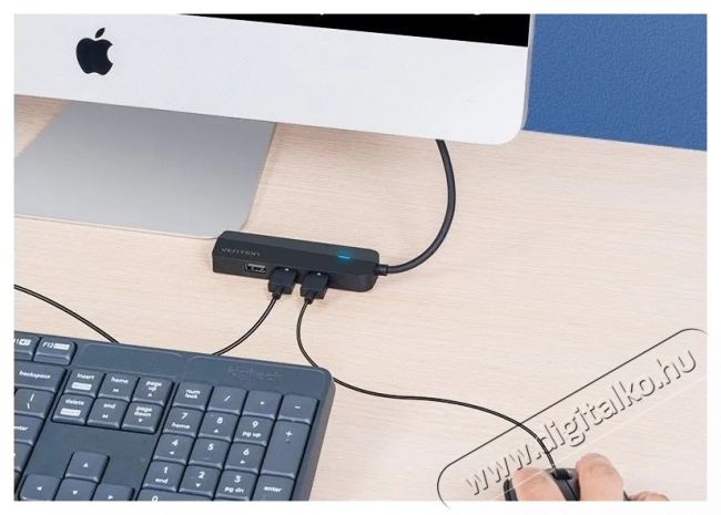 Vention Type-C (USB-C) to 3&times; USB 2.0 / RJ45 / Micro-B HUB 0.15M Black ABS Type Dokkol&oacute; &aacute;llom&aacute;s Iroda &eacute;s sz&aacute;m&iacute;t&aacute;stechnika - Notebook kieg&eacute;sz&iacute;tő - Egy&eacute;b notebook kieg&eacute;sz&iacute;tő - 532828