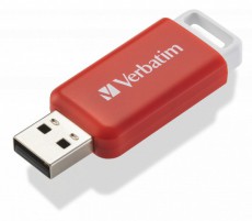 VERBATIM 49453 DataBar 16GB USB 2.0 piros Flash Drive Mem&oacute;ria k&aacute;rtya / Pendrive - Flash memory - 507918