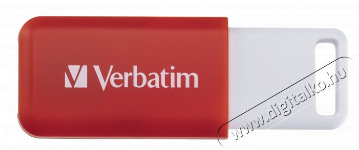 VERBATIM 49453 DataBar 16GB USB 2.0 piros Flash Drive Mem&oacute;ria k&aacute;rtya / Pendrive - Flash memory - 507918