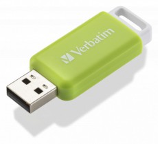VERBATIM 49454 DataBar 32GB USB 2.0 z&ouml;ld Flash Drive Mem&oacute;ria k&aacute;rtya / Pendrive - Flash memory - 507919
