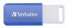 VERBATIM 49455 DataBar 64GB USB 2.0 k&eacute;k Flash Drive Mem&oacute;ria k&aacute;rtya / Pendrive - Flash memory - 507920