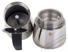 Verk 07007 Kotyog&oacute;s k&aacute;v&eacute;főző, 6 cs&eacute;sz&eacute;s, 300 ml, ez&uuml;st Konyhai term&eacute;kek - K&aacute;v&eacute;főző / k&aacute;v&eacute;&ouml;rlő / kieg&eacute;sz&iacute;tő - Kotyog&oacute; k&aacute;v&eacute;főző - 526562