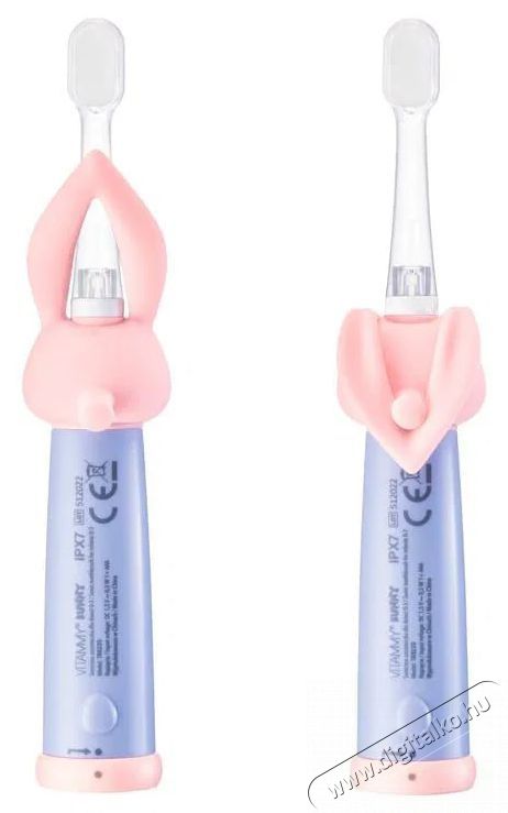 VITAMMY Nyuszi, r&oacute;zsasz&iacute;n Elektromos fogkefe Sz&eacute;ps&eacute;g&aacute;pol&aacute;s / Eg&eacute;szs&eacute;g - Sz&aacute;j / fog &aacute;pol&aacute;s - Elektromos fogkefe - 526618
