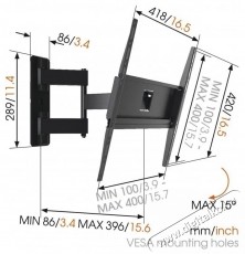 Vogels MA3040 fali konzol 32-35  TV tart&oacute; konzol Tv kieg&eacute;sz&iacute;tők - Fali tart&oacute; / konzol - Fali tv tart&oacute; - 532389