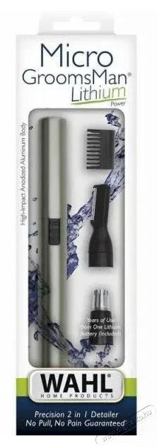 Wahl Micro Lithium Satin Silver Sz&eacute;ps&eacute;g&aacute;pol&aacute;s / Eg&eacute;szs&eacute;g - Szőrtelen&iacute;tő / borotva - Orr- &eacute;s f&uuml;lszőrzet ny&iacute;r&oacute; - 510768