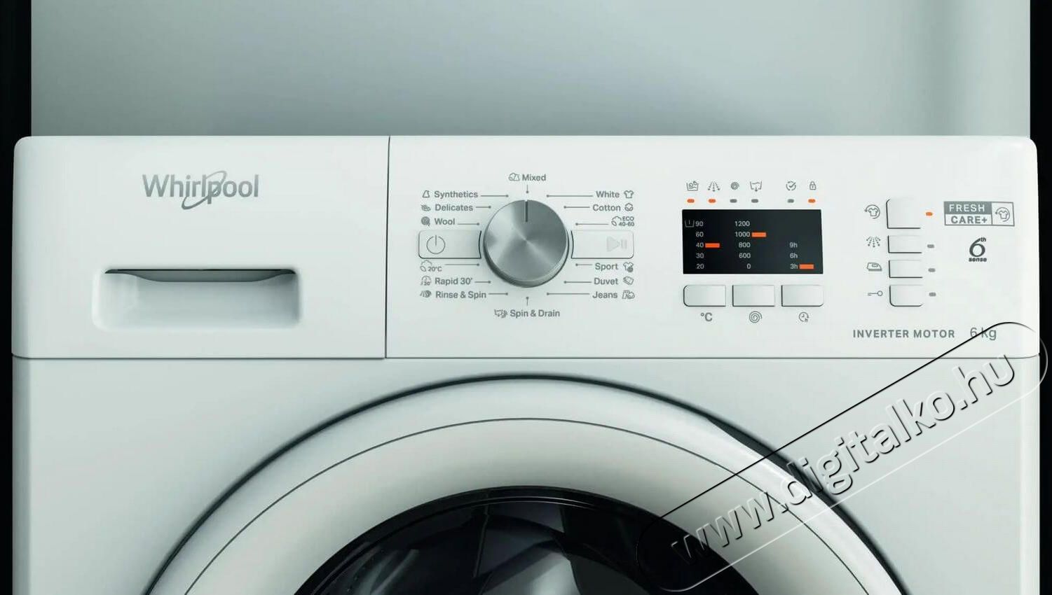 Whirlpool FFL6238WEE El&ouml;lt&ouml;ltős mos&oacute;g&eacute;p H&aacute;ztart&aacute;s / Otthon / K&uuml;lt&eacute;r - Mos&oacute;g&eacute;p / sz&aacute;r&iacute;t&oacute;g&eacute;p - El&ouml;lt&ouml;ltős norm&aacute;l (60cm-ig) mos&oacute;g&eacute;p - 367093