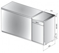 Whirlpool WSFO 3T125 6PC X mosogat&oacute;g&eacute;p Konyhai term&eacute;kek - Mosogat&oacute;g&eacute;p - Keskeny (45cm-ig) szabadon&aacute;ll&oacute; mosogat&oacute;g&eacute;p - 348228