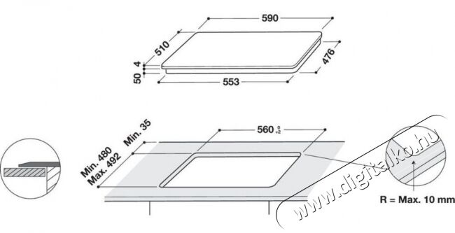 Whirlpool WF S4160 BF be&eacute;p&iacute;thető indukci&oacute;s főzőlap Konyhai term&eacute;kek - S&uuml;tő-főzőlap, tűzhely (be&eacute;p&iacute;thető) - Indukci&oacute;s főzőlap (be&eacute;p&iacute;thető) - 362532