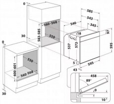 Whirlpool WTAC8411SCAN be&eacute;p&iacute;thető elektromos s&uuml;tő Konyhai term&eacute;kek - S&uuml;tő-főzőlap, tűzhely (be&eacute;p&iacute;thető) - S&uuml;tő (be&eacute;p&iacute;thető) - 367118