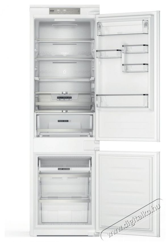Whirlpool WHC18 T573 HŰTŐ BE&Eacute;P&Iacute;THETŐ ALULFAGYASZT&Oacute;S Konyhai term&eacute;kek - Hűtő, fagyaszt&oacute; (be&eacute;p&iacute;thető) - Alulfagyaszt&oacute;s kombin&aacute;lt hűtő - 372665