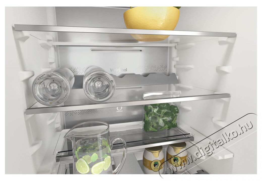 Whirlpool WHC18 T573 HŰTŐ BE&Eacute;P&Iacute;THETŐ ALULFAGYASZT&Oacute;S Konyhai term&eacute;kek - Hűtő, fagyaszt&oacute; (be&eacute;p&iacute;thető) - Alulfagyaszt&oacute;s kombin&aacute;lt hűtő - 372665
