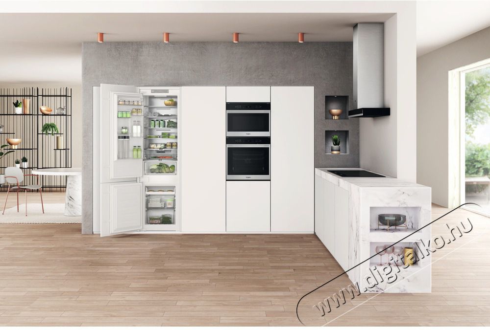 Whirlpool WHC20 T352 HŰTŐ BE&Eacute;P&Iacute;THETŐ ALULFAGYASZT&Oacute;S Konyhai term&eacute;kek - Hűtő, fagyaszt&oacute; (be&eacute;p&iacute;thető) - Alulfagyaszt&oacute;s kombin&aacute;lt hűtő - 373283