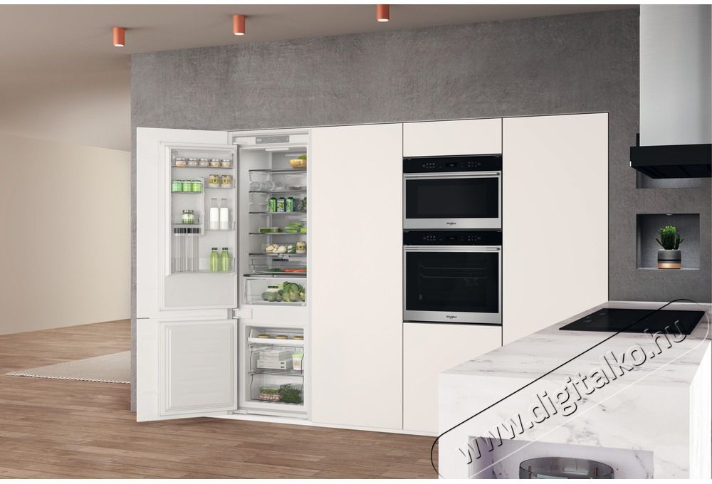 Whirlpool WHC20 T352 HŰTŐ BE&Eacute;P&Iacute;THETŐ ALULFAGYASZT&Oacute;S Konyhai term&eacute;kek - Hűtő, fagyaszt&oacute; (be&eacute;p&iacute;thető) - Alulfagyaszt&oacute;s kombin&aacute;lt hűtő - 373283