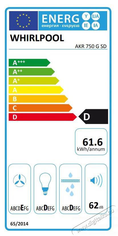 Whirlpool AKR 750 G SD be&eacute;p&iacute;thető p&aacute;raelsz&iacute;v&oacute; Konyhai term&eacute;kek - P&aacute;raelsz&iacute;v&oacute; - Be&eacute;p&iacute;thető / kih&uacute;zhat&oacute; - 379292