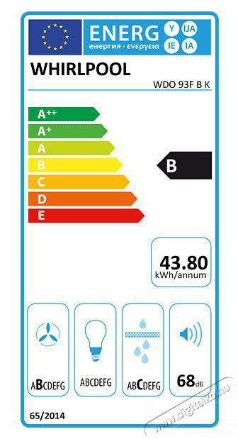 Whirlpool WDO 93F B K Munkapultba &eacute;p&iacute;thető p&aacute;raelsz&iacute;v&oacute; Konyhai term&eacute;kek - P&aacute;raelsz&iacute;v&oacute; - Pultba &eacute;p&iacute;thető - 381800