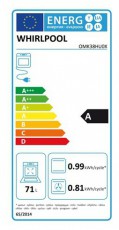 Whirlpool OMK38HU0X elektromos be&eacute;p&iacute;thető s&uuml;tő Konyhai term&eacute;kek - S&uuml;tő-főzőlap, tűzhely (be&eacute;p&iacute;thető) - S&uuml;tő (be&eacute;p&iacute;thető) - 473626