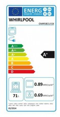 Whirlpool OMR58CU1SX be&eacute;p&iacute;thető elektromos s&uuml;tő Konyhai term&eacute;kek - S&uuml;tő-főzőlap, tűzhely (be&eacute;p&iacute;thető) - S&uuml;tő (be&eacute;p&iacute;thető) - 473629
