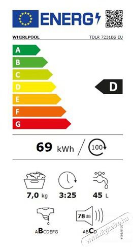 Whirlpool TDLR 7231BS EU MOS&Oacute;G&Eacute;P FEL&Uuml;LT&Ouml;LTŐS H&aacute;ztart&aacute;s / Otthon / K&uuml;lt&eacute;r - Mos&oacute;g&eacute;p / sz&aacute;r&iacute;t&oacute;g&eacute;p - Fel&uuml;lt&ouml;ltős mos&oacute;g&eacute;p - 480914