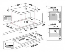 Whirlpool WTX6019DCF FŐZŐLAP BE&Eacute;P&Iacute;THETŐ INDUKCI&Oacute;S Konyhai term&eacute;kek - S&uuml;tő-főzőlap, tűzhely (be&eacute;p&iacute;thető) - Indukci&oacute;s főzőlap (be&eacute;p&iacute;thető) - 505372
