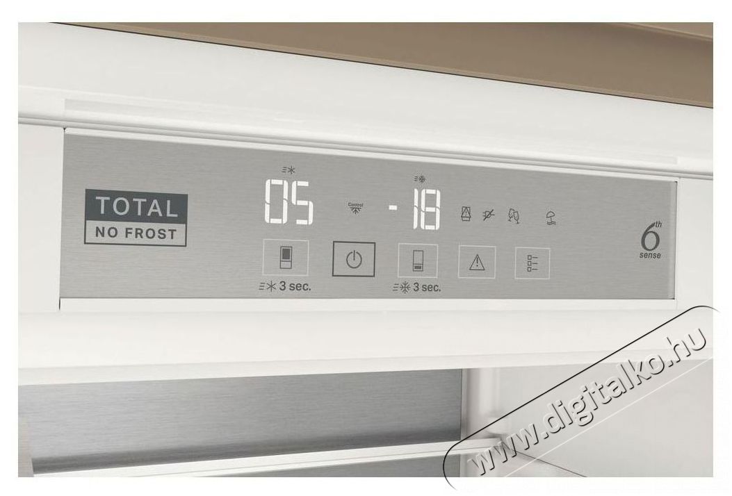 Whirlpool WH SP70 T122 Konyhai term&eacute;kek - Hűtő, fagyaszt&oacute; (be&eacute;p&iacute;thető) - Alulfagyaszt&oacute;s kombin&aacute;lt hűtő - 509364