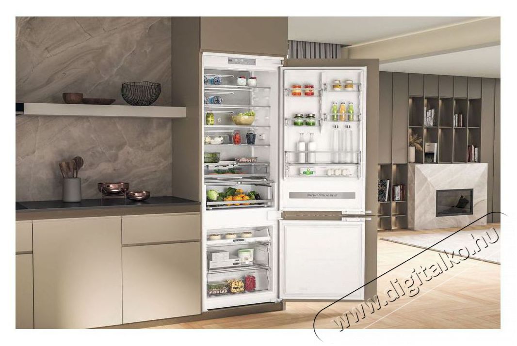 Whirlpool WH SP70 T122 Konyhai term&eacute;kek - Hűtő, fagyaszt&oacute; (be&eacute;p&iacute;thető) - Alulfagyaszt&oacute;s kombin&aacute;lt hűtő - 509364