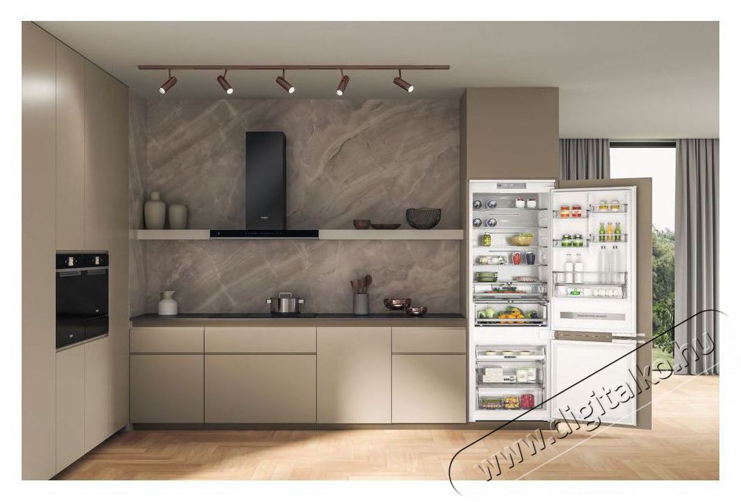 Whirlpool WH SP70 T122 Konyhai term&eacute;kek - Hűtő, fagyaszt&oacute; (be&eacute;p&iacute;thető) - Alulfagyaszt&oacute;s kombin&aacute;lt hűtő - 509364