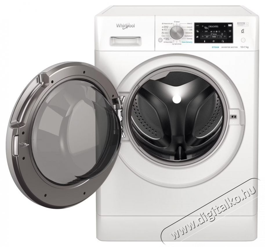 Whirlpool FreshCare+ FFWDD1076258SVEE Mos&oacute;-sz&aacute;r&iacute;t&oacute;g&eacute;p H&aacute;ztart&aacute;s / Otthon / K&uuml;lt&eacute;r - Mos&oacute;g&eacute;p / sz&aacute;r&iacute;t&oacute;g&eacute;p - Mos&oacute;-sz&aacute;r&iacute;t&oacute;g&eacute;p - 537539