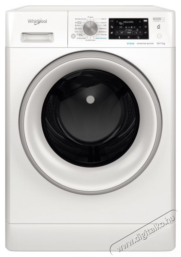 Whirlpool FreshCare+ FFWDD1076258SVEE Mos&oacute;-sz&aacute;r&iacute;t&oacute;g&eacute;p H&aacute;ztart&aacute;s / Otthon / K&uuml;lt&eacute;r - Mos&oacute;g&eacute;p / sz&aacute;r&iacute;t&oacute;g&eacute;p - Mos&oacute;-sz&aacute;r&iacute;t&oacute;g&eacute;p - 537539