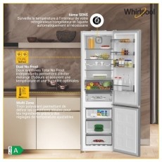 Whirlpool WHK 25404 XP8E alulfagyaszt&oacute;s hűtő Konyhai term&eacute;kek - Hűtő, fagyaszt&oacute; (szabadon&aacute;ll&oacute;) - Alulfagyaszt&oacute;s kombin&aacute;lt hűtő - 539405