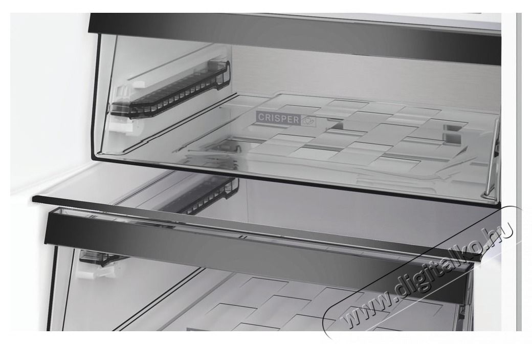 Whirlpool WHK 25404 XP8E alulfagyaszt&oacute;s hűtő Konyhai term&eacute;kek - Hűtő, fagyaszt&oacute; (szabadon&aacute;ll&oacute;) - Alulfagyaszt&oacute;s kombin&aacute;lt hűtő - 539405