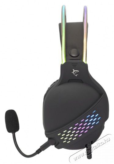 White Shark OX/RGB GH-2140 fekete gamer fejhallgat&oacute; Audio-Video / Hifi / Multim&eacute;dia - F&uuml;l &eacute;s Fejhallgat&oacute;k - Fejhallgat&oacute; mikrofonnal / headset - 485505