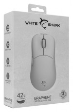 White Shark GRAPHENE WS GM-5014W 6200dpi feh&eacute;r gamer eg&eacute;r Iroda &eacute;s sz&aacute;m&iacute;t&aacute;stechnika - Eg&eacute;r - Vezet&eacute;kes eg&eacute;r - 498096