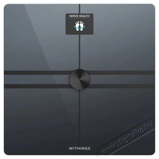 WITHINGS Body Comp Wi-Fi fekete szem&eacute;lym&eacute;rleg Sz&eacute;ps&eacute;g&aacute;pol&aacute;s / Eg&eacute;szs&eacute;g - M&eacute;rleg - Szem&eacute;ly m&eacute;rleg - 502564