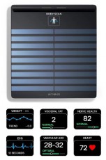 WITHINGS Body Scan fekete szem&eacute;lym&eacute;rleg Sz&eacute;ps&eacute;g&aacute;pol&aacute;s / Eg&eacute;szs&eacute;g - M&eacute;rleg - Szem&eacute;ly m&eacute;rleg - 502562