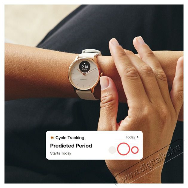 WITHINGS HWA11-model 5 ScanWatch Light 37mm fekete okos&oacute;ra Mobil / Kommunik&aacute;ci&oacute; / Smart - Okos eszk&ouml;z - Okos&oacute;ra - 507711