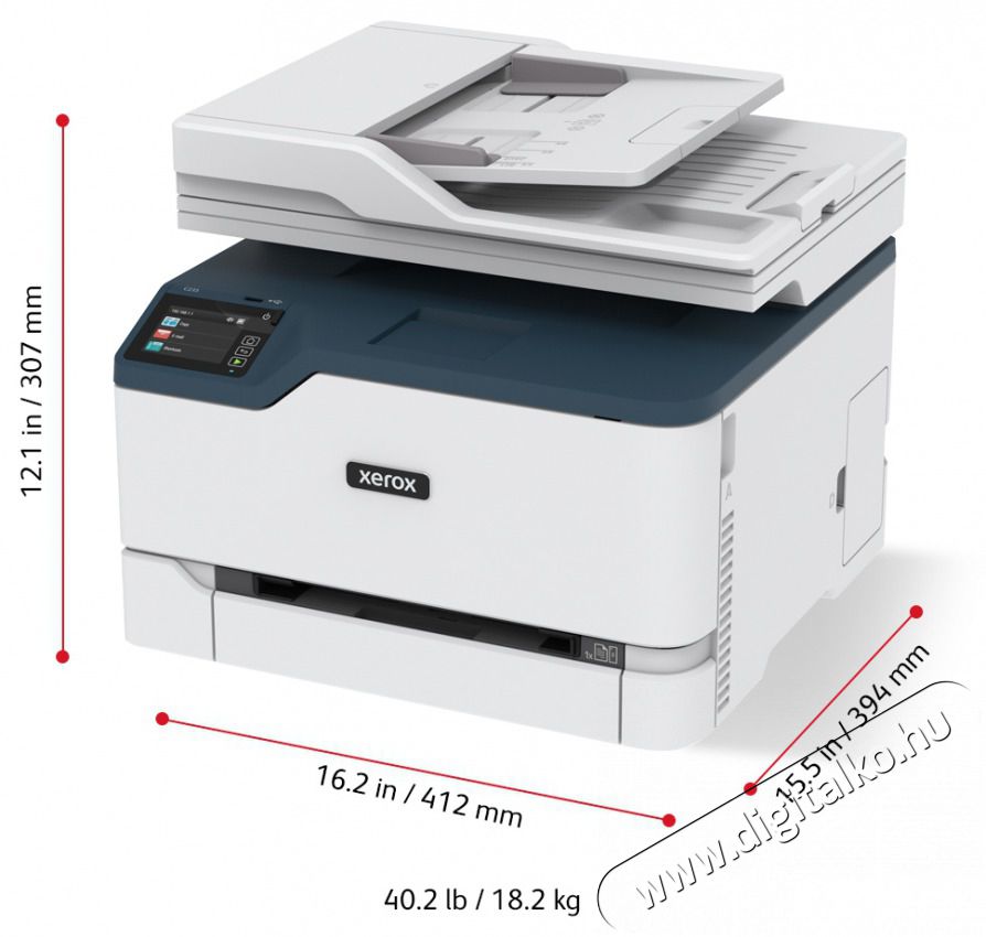Xerox MFP C235 sz&iacute;nes l&eacute;zernyomtat&oacute; Iroda &eacute;s sz&aacute;m&iacute;t&aacute;stechnika - Nyomtat&oacute; - L&eacute;zer - 400116