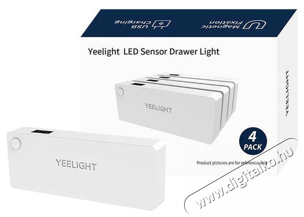 Xiaomi YEELIGHT LED sensor drawer light 4 pack fi&oacute;k vil&aacute;g&iacute;t&aacute;s H&aacute;ztart&aacute;s / Otthon / K&uuml;lt&eacute;r - Vil&aacute;g&iacute;t&aacute;s / elektromoss&aacute;g - F&eacute;nycső - 379311