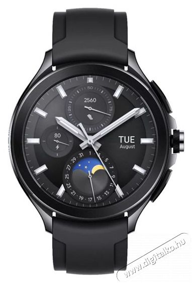 Xiaomi Watch 2 Pro fluorgumi sz&iacute;jas fekete okos&oacute;ra Mobil / Kommunik&aacute;ci&oacute; / Smart - Okos eszk&ouml;z - Okos&oacute;ra - 507402