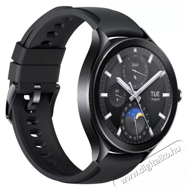 Xiaomi Watch 2 Pro fluorgumi sz&iacute;jas fekete okos&oacute;ra Mobil / Kommunik&aacute;ci&oacute; / Smart - Okos eszk&ouml;z - Okos&oacute;ra - 507402