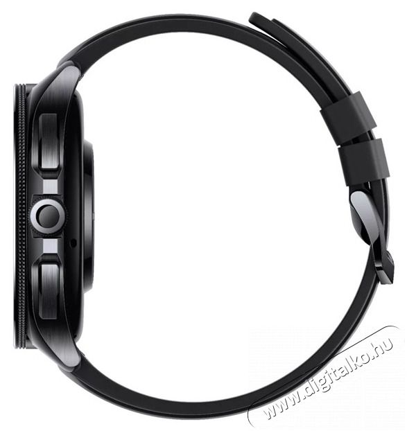 Xiaomi Watch 2 Pro fluorgumi sz&iacute;jas fekete okos&oacute;ra Mobil / Kommunik&aacute;ci&oacute; / Smart - Okos eszk&ouml;z - Okos&oacute;ra - 507402