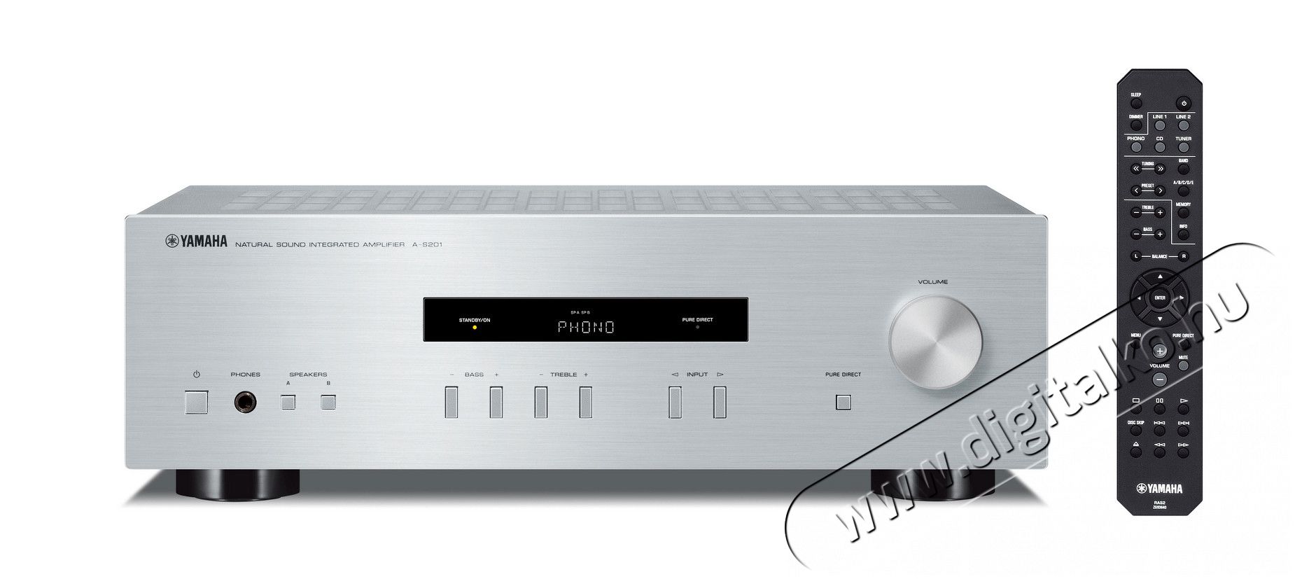 Yamaha A-S201 - ez&uuml;st Audio-Video / Hifi / Multim&eacute;dia - Hifi - Sztere&oacute; - Sztere&oacute; erős&iacute;tő - 277439