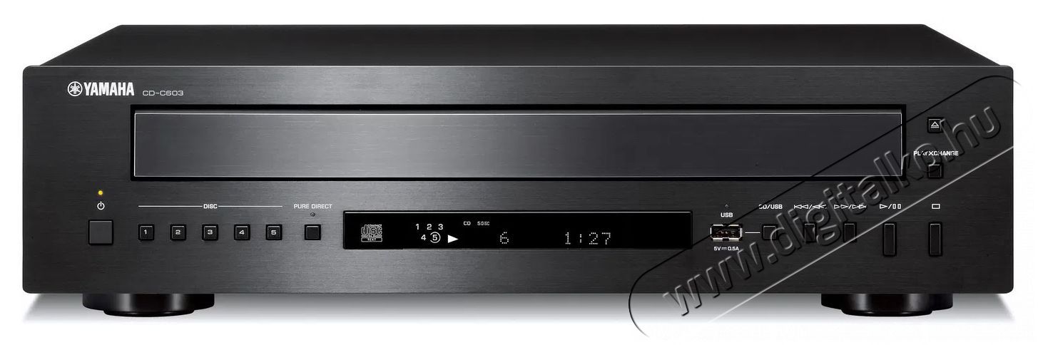 Yamaha CD-C603 BLACK Audio-Video / Hifi / Multim&eacute;dia - CD / DVD / Blu-Ray / Multim&eacute;dia k&eacute;sz&uuml;l&eacute;k - CD lej&aacute;tsz&oacute; - 511563