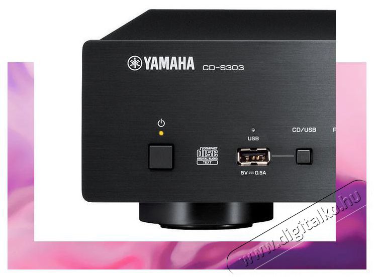 Yamaha CD-S303 fekete Audio-Video / Hifi / Multim&eacute;dia - CD / DVD / Blu-Ray / Multim&eacute;dia k&eacute;sz&uuml;l&eacute;k - CD lej&aacute;tsz&oacute; - 511560